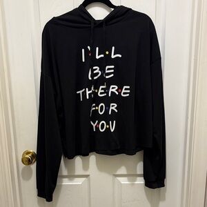 “I’ll be there for you” Friends long sleeve crop top